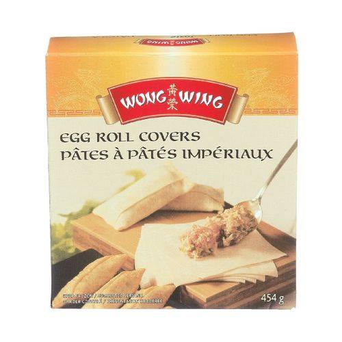 Wong Wing ·  Pâtes pour rouleaux impériaux (454 g) - Egg roll covers (454 g)