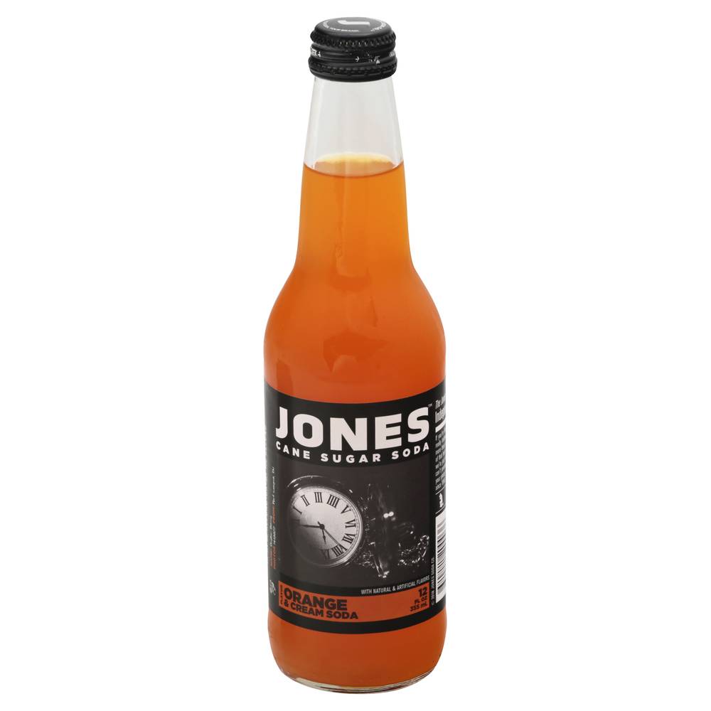 Jones Cane Sugar Orange & Cream Soda (12 fl oz)