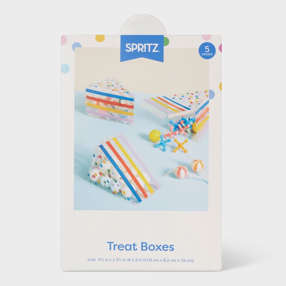 Spritz Cake Treat Box, 12x8.2x7.6 cm (5 ct)