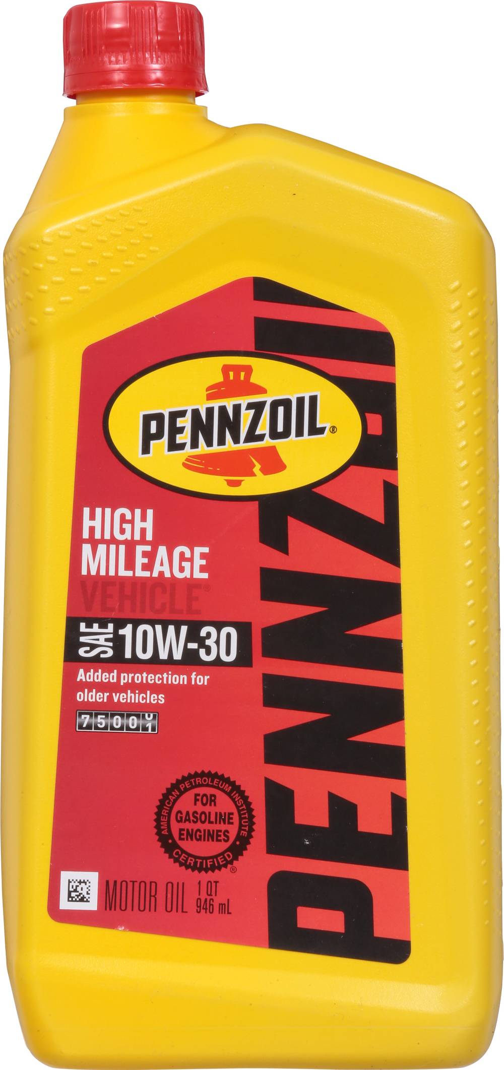 Pennzoil Sae 10w-30 High Mileage Vehicle Motor Oil