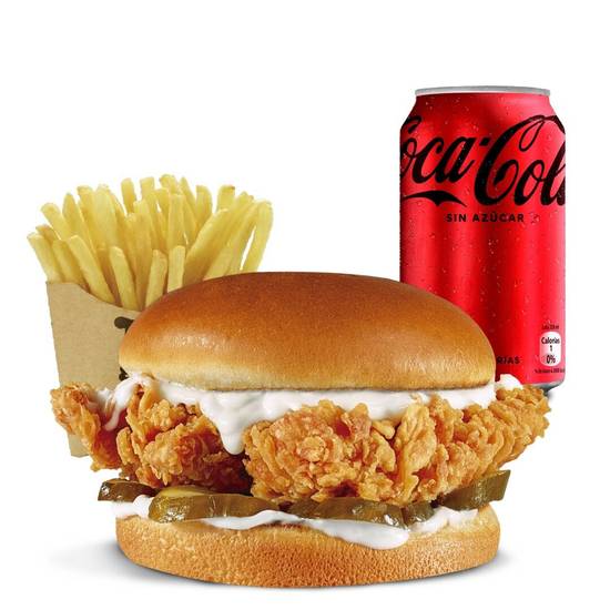 Combo big chicken sandwich