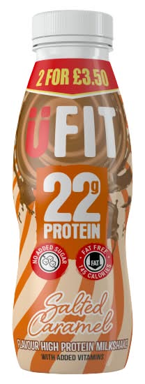 UFIT Salted Caramel, High Protein Milkshake (310ml)