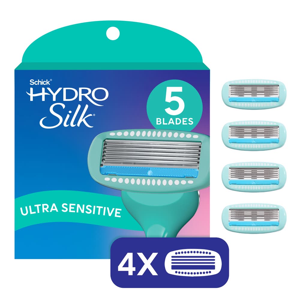 Schick Hydro Silk Sensitive Care Razor Refills (1.3 oz)