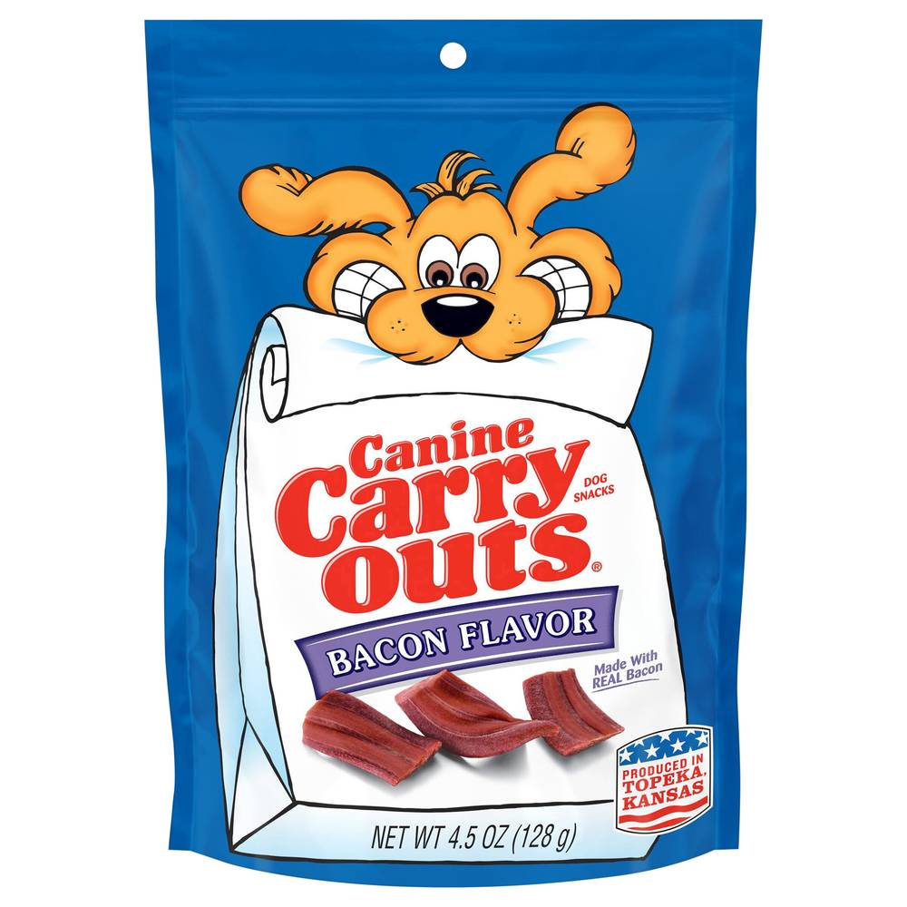 Canine Carry Outs Bacon Flavor Dog Snacks (4.5 oz)