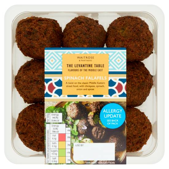 Waitrose & Partners Spinach Falafels 