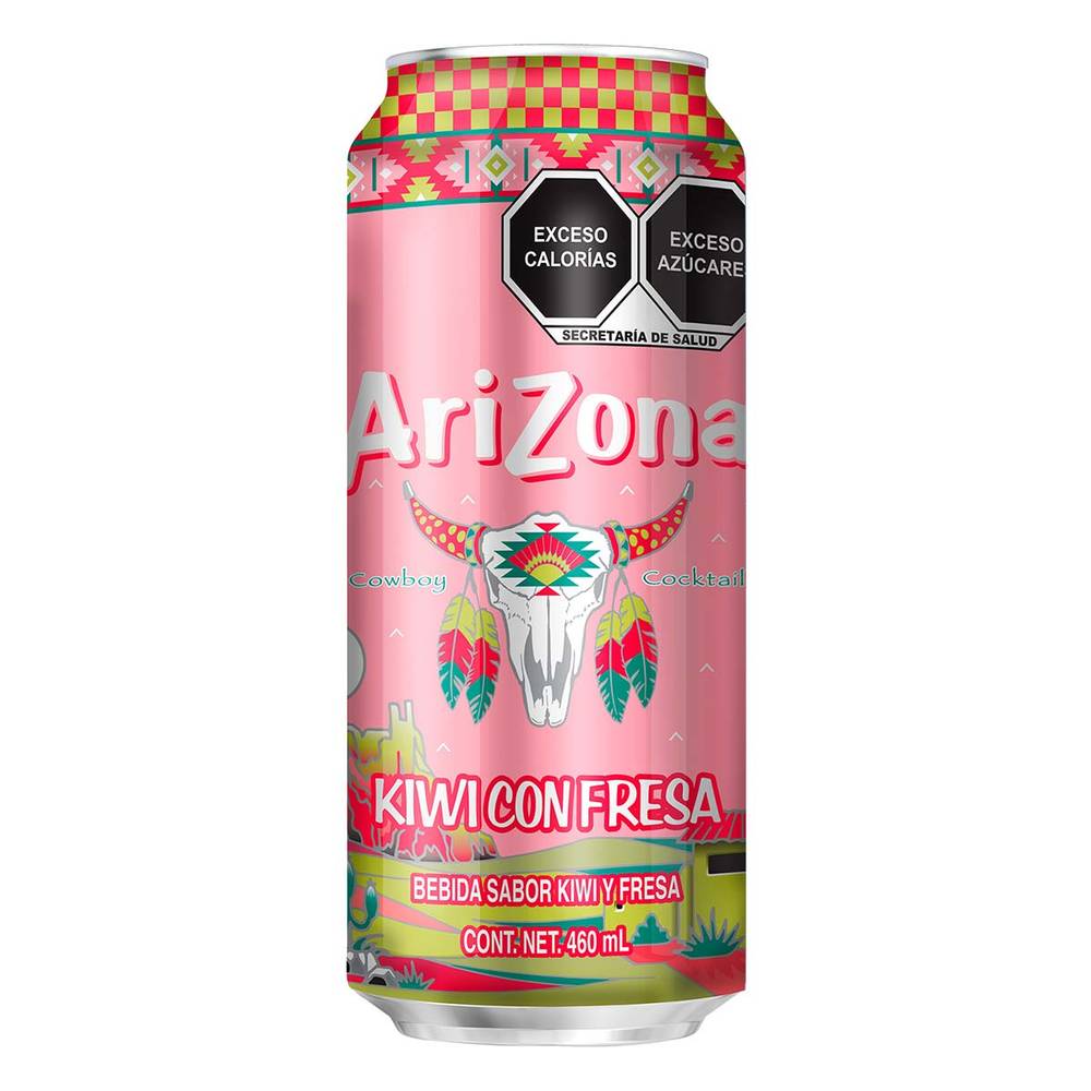 AriZona · Bebida cóctel de juego, kiwi-fresa (460 ml)