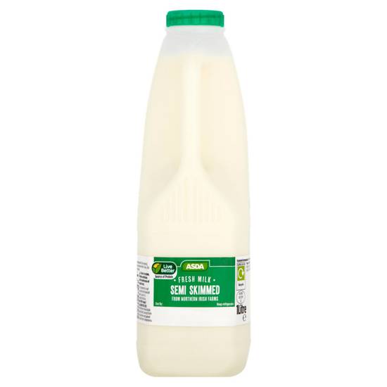 ASDA Irish Semi Skimmed Milk 1L