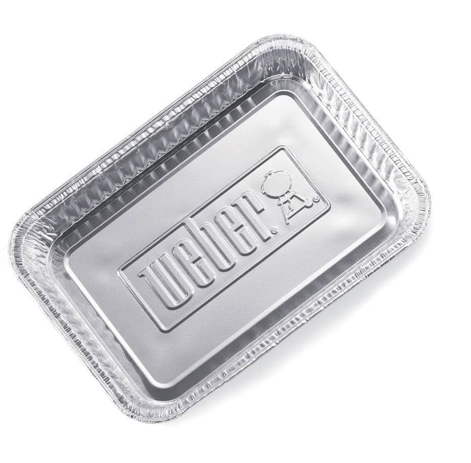 Weber Small Grill Aluminum Disposable Drip Pans (10-Pack)