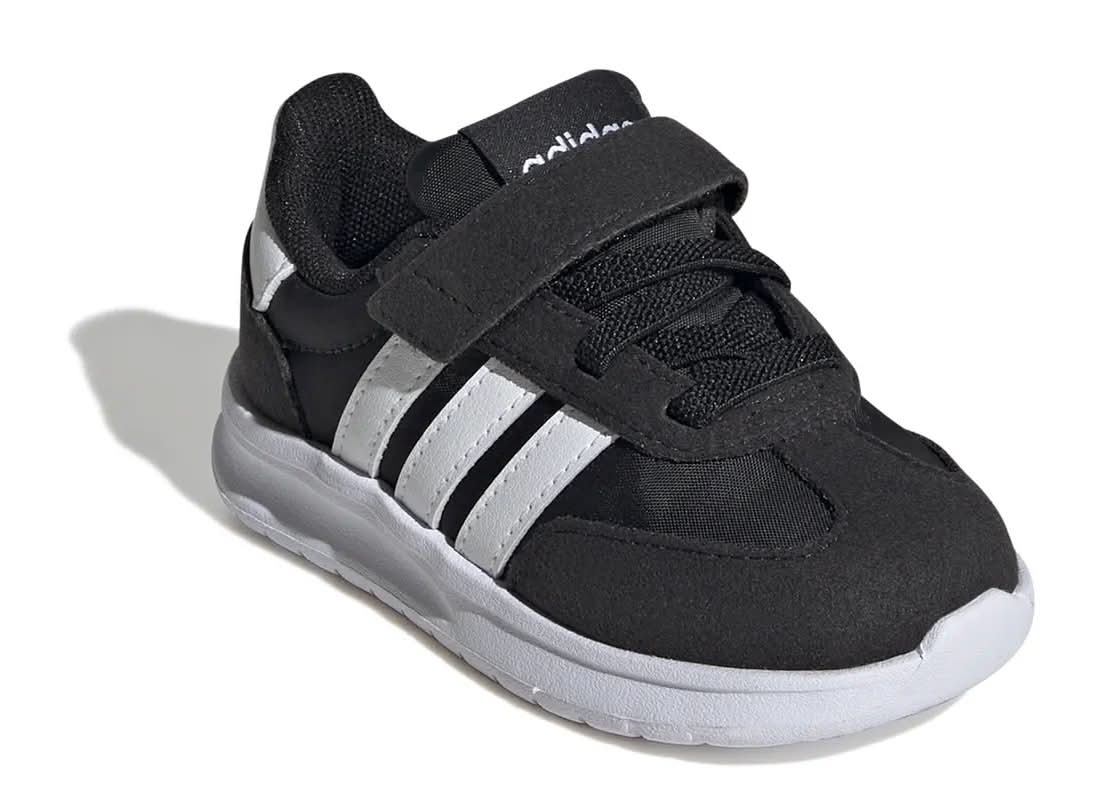 Adidas Run '70S 2.0 Sneaker - Kids (Black/White Medium - 5 Toddler)