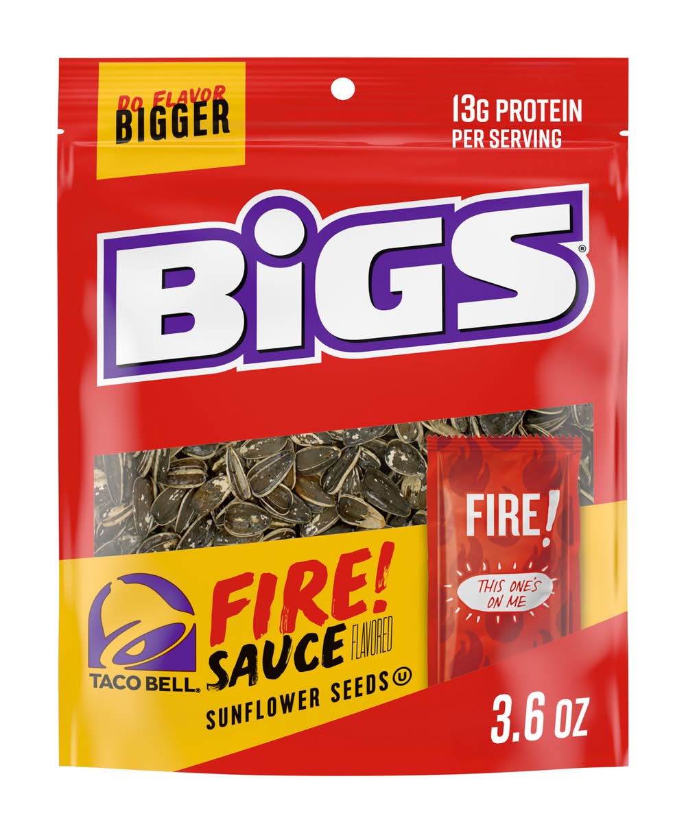 BIGS Spicy Sunflower Seeds, Fire (3.62 oz)