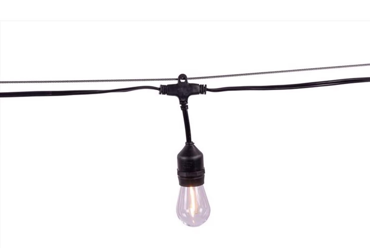 Belle Luci Led Patio Light Set Warm White 18 Ft. 10 Lights