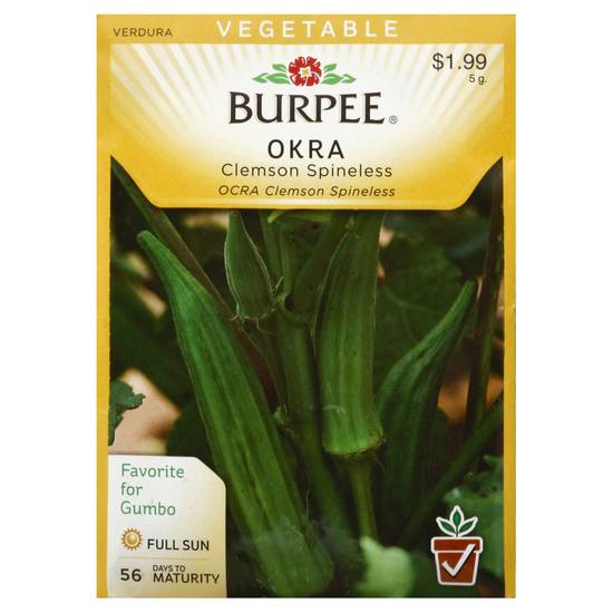 Burpee Okra Seeds (5 g)