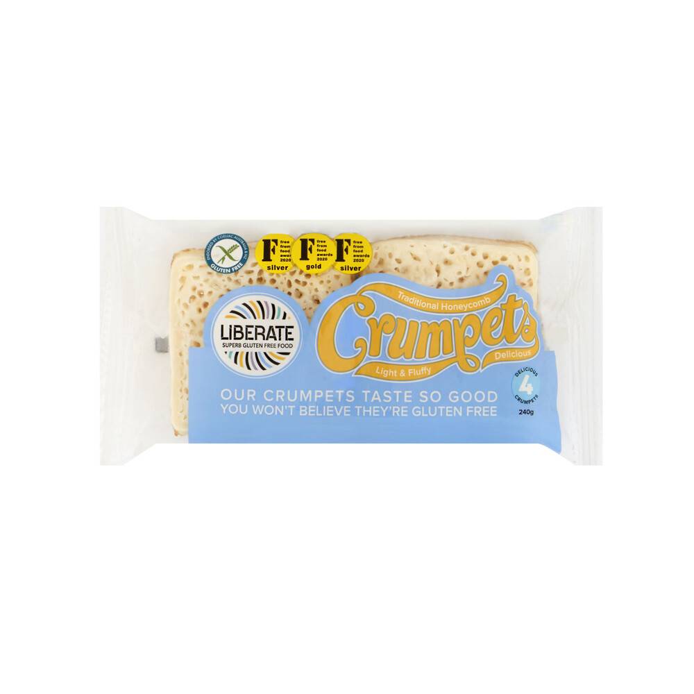 Liberate Gluten Free Crumpet 240g