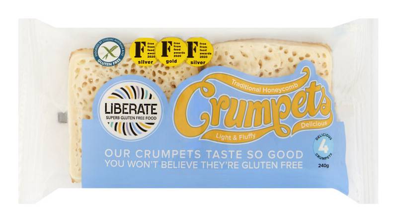 Liberate Crumpet Gluten Free (240g)