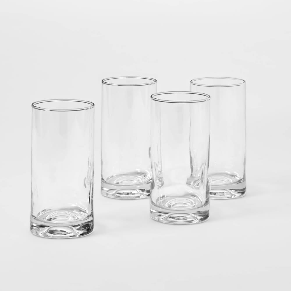 Threshold Glass Telford Tall Tumblers 16 fl oz (4 ct)