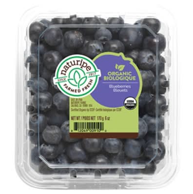 O Organics Blueberries Prepacked - 6 Oz