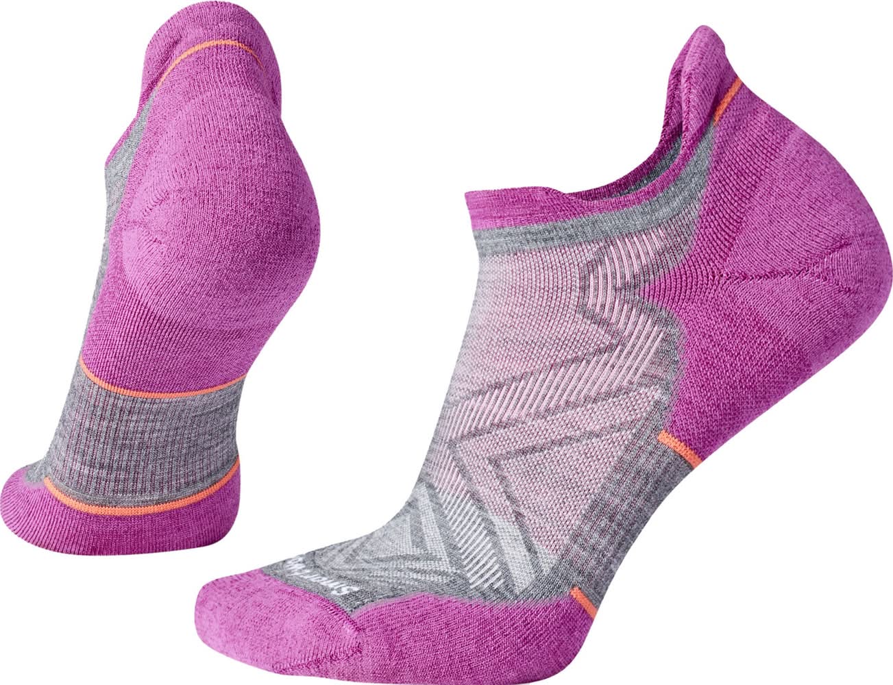 Smartwool Women's Run Targeted Cushion Low Ankle Socks (Medium Gray, M)