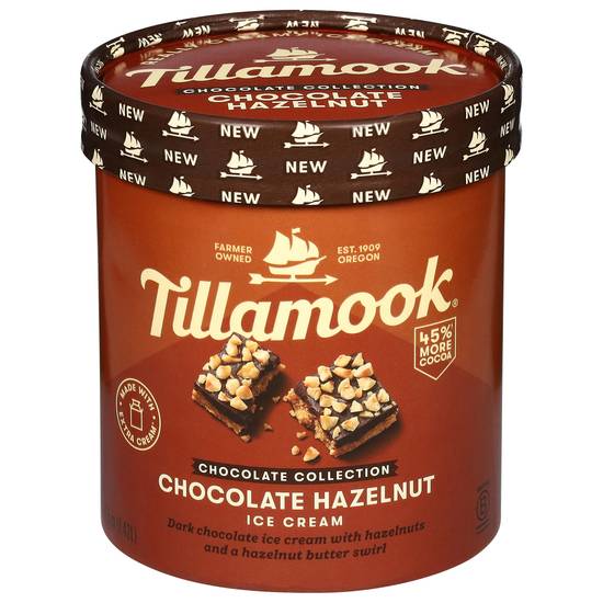 Tillamook Chocolate Collection Chocolate Hazelnut Ice Cream