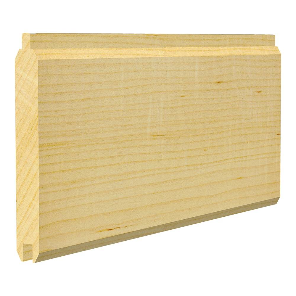 RELIABILT 5.4375-in x 8-ft Unfinished Pine Reversible Tongue and Groove Wall Plank (Covers 3.625-sq ft) | 095043168428