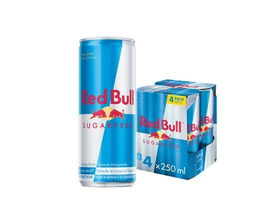Red Bull Energy Drink Sugarfree 250mL (4 pack)