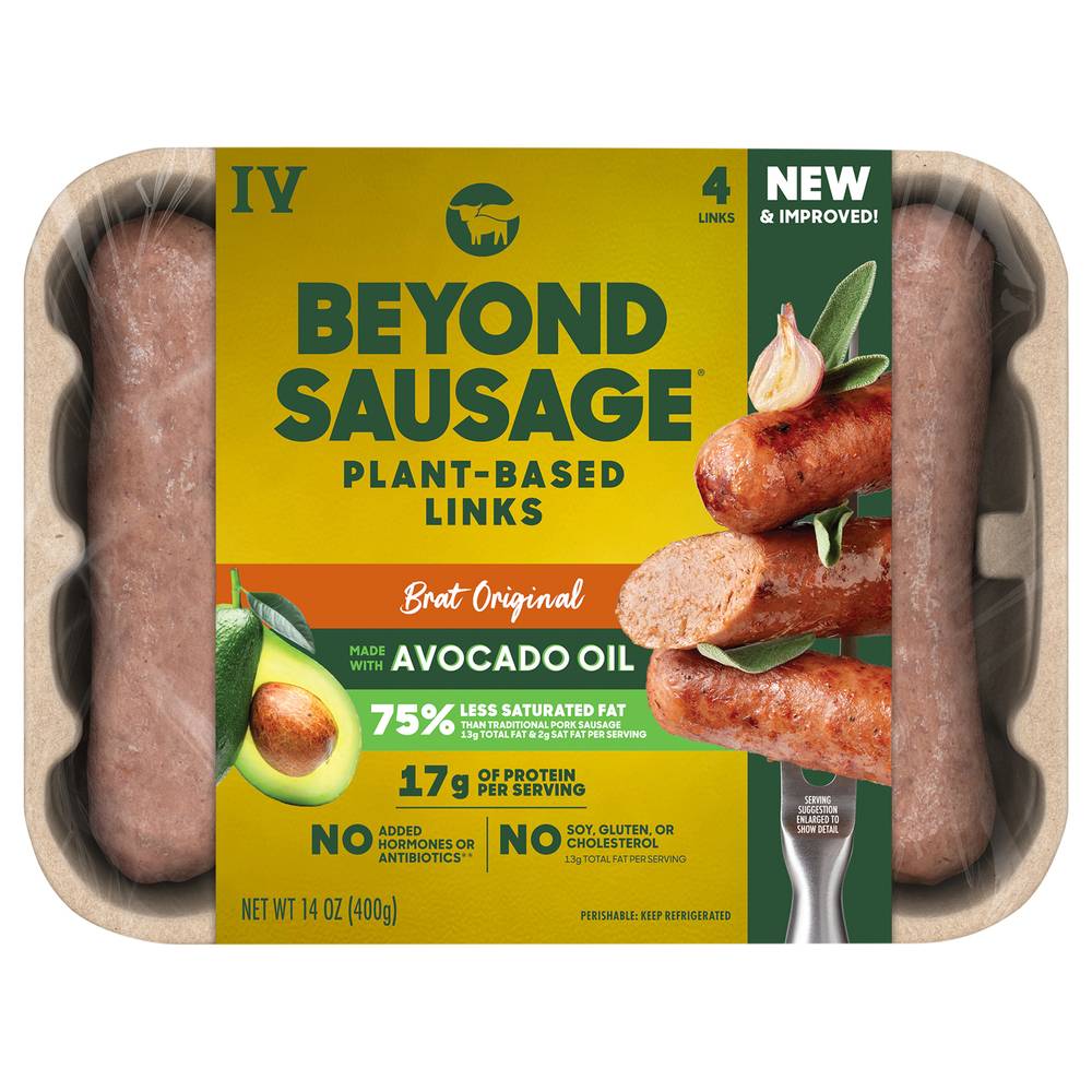 Beyond Sausage Plant-Based Links Brat Original (14 oz)