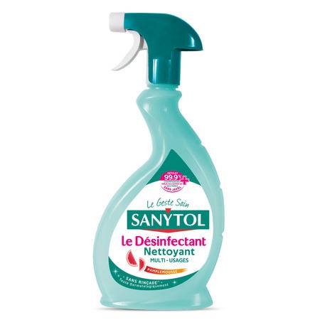 Nettoyant ménager désinfectant multi-usages SANYTOL - le spray de 500 ml