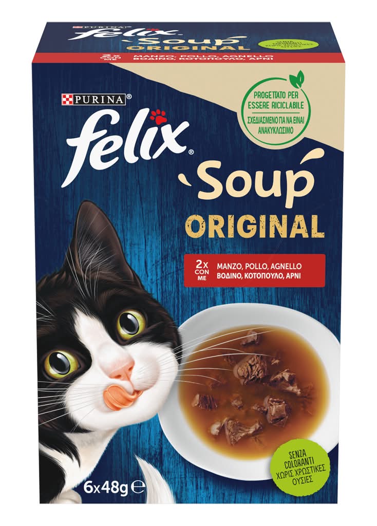 Felix - Comida Húmida para Gato Selecção do Campo, pack 6 x 48 g