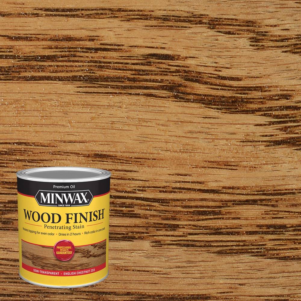 Minwax Wood Finish Oil-based English Chestnut Semi-transparent Interior Stain (1-quart) | 700444444