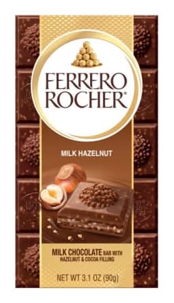 Ferrero Rocher® Milk Hazelnut Chocolate Bar 3.1oz