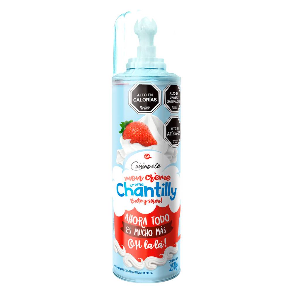 Cuisine & co crema chantilly (lata 250 g)