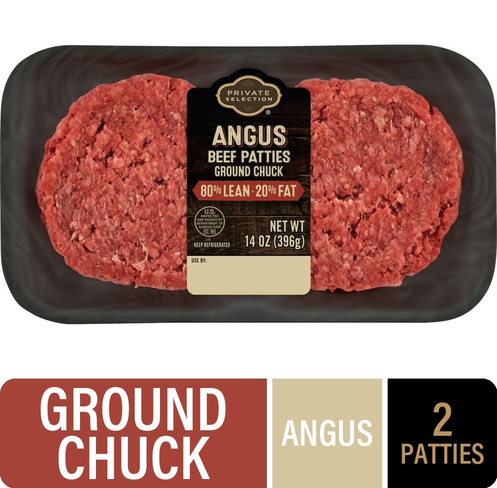 Private Selection® 80/20 Angus Ground Beef Chuck Patties