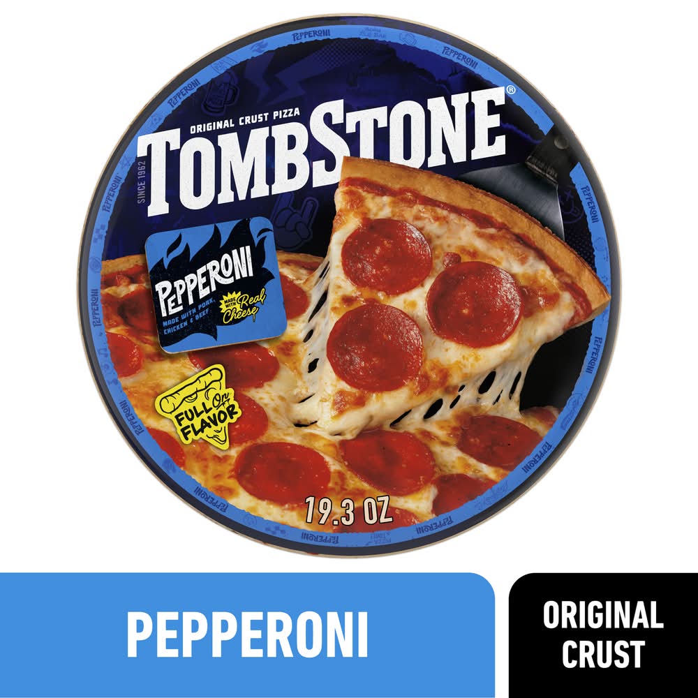 Tombstone Bold & Zesty Sauce Original Pizza, Pepperoni (19.3 oz)
