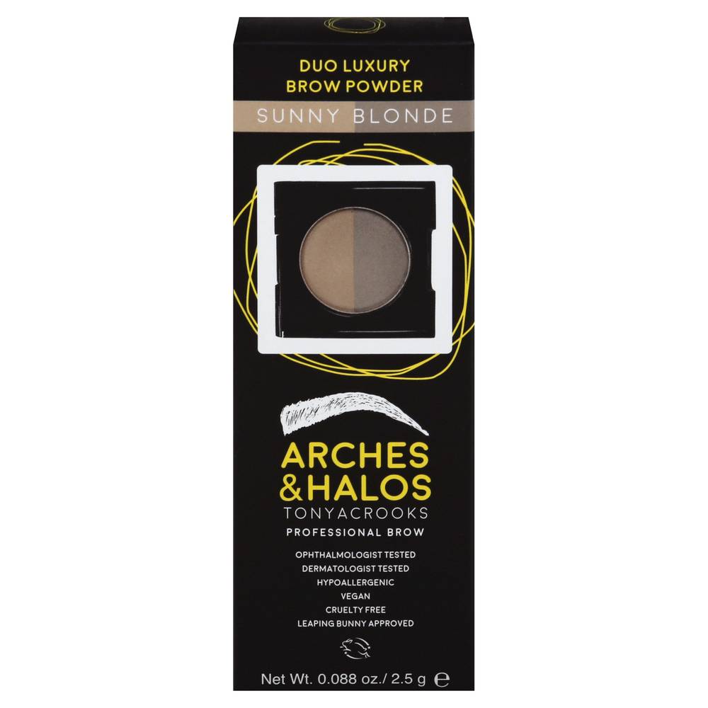 Arches & Halos Duo Luxury Sunny Blonde Brow Powder