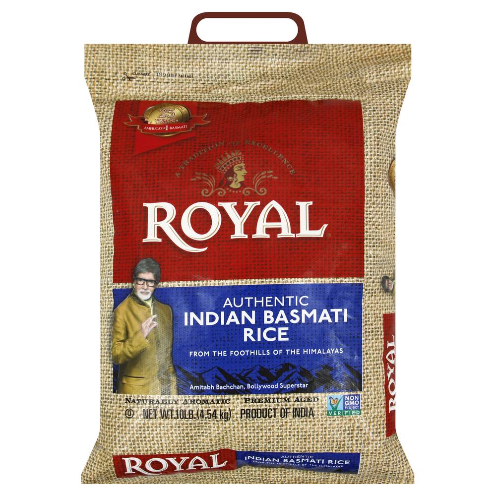 Royal Authentic Indian Basmati Rice (10 lbs)