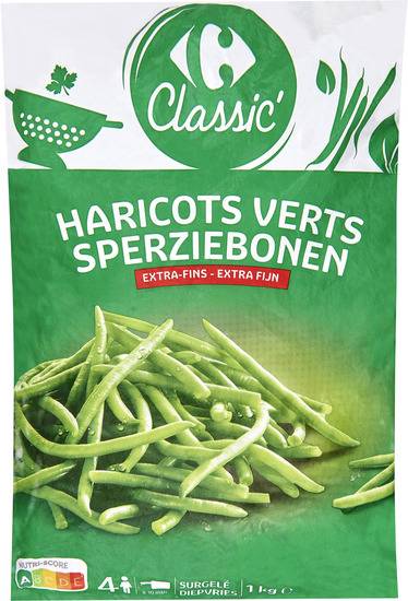 Carrefour - Haricots verts extra-fins (1kg)