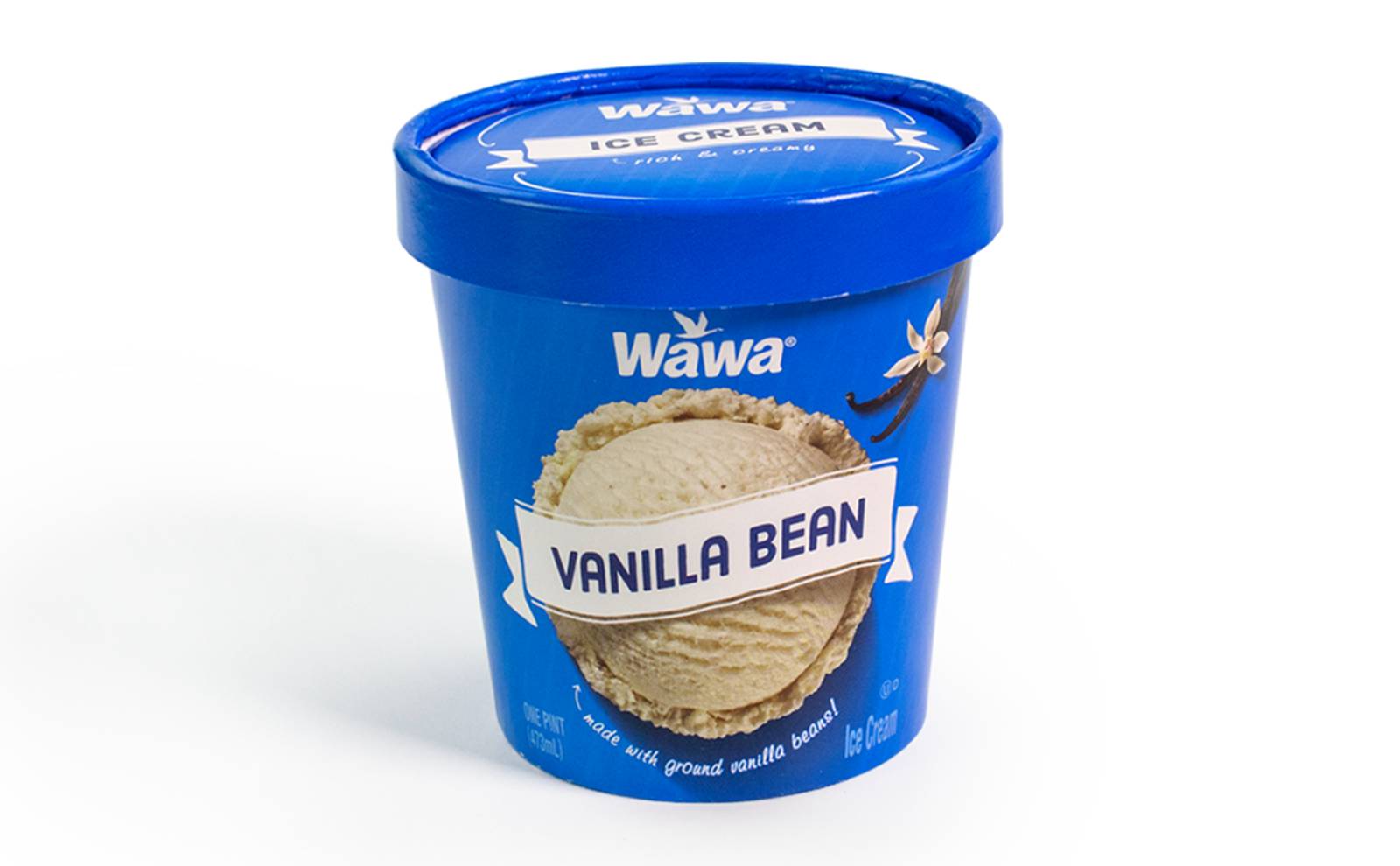 Wawa Ice Cream, Vanilla Bean (1 pint)