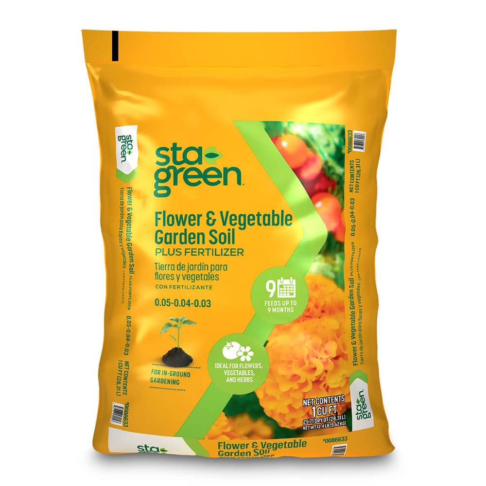 Sta-Green 1-cu ft Vegetable and Flower Garden Soil | 86633