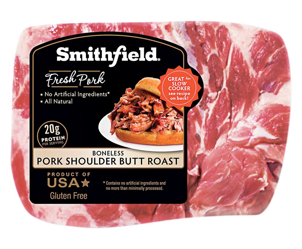 Smithfield Boneless Fresh Pork Shoulder Butt Roast