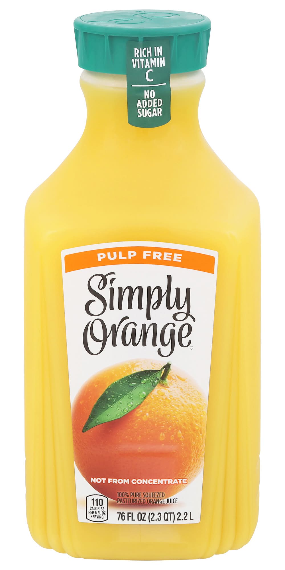 Simply Pulp Free Juice, Orange (76 fl oz)