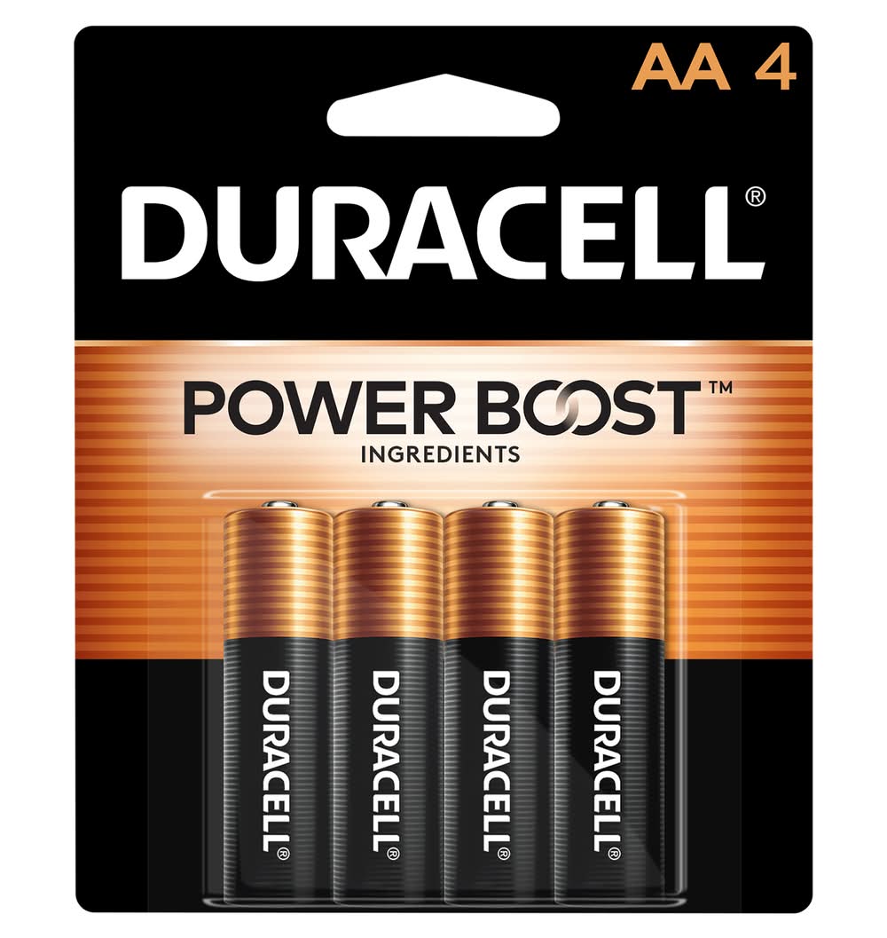 Duracell Power Boost Aa Alkaline Batteries 1.5v (4 ct)