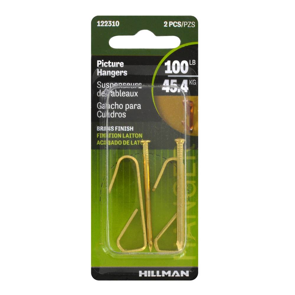 Hillman Brass Picture Hangers 100Lbs | 122310