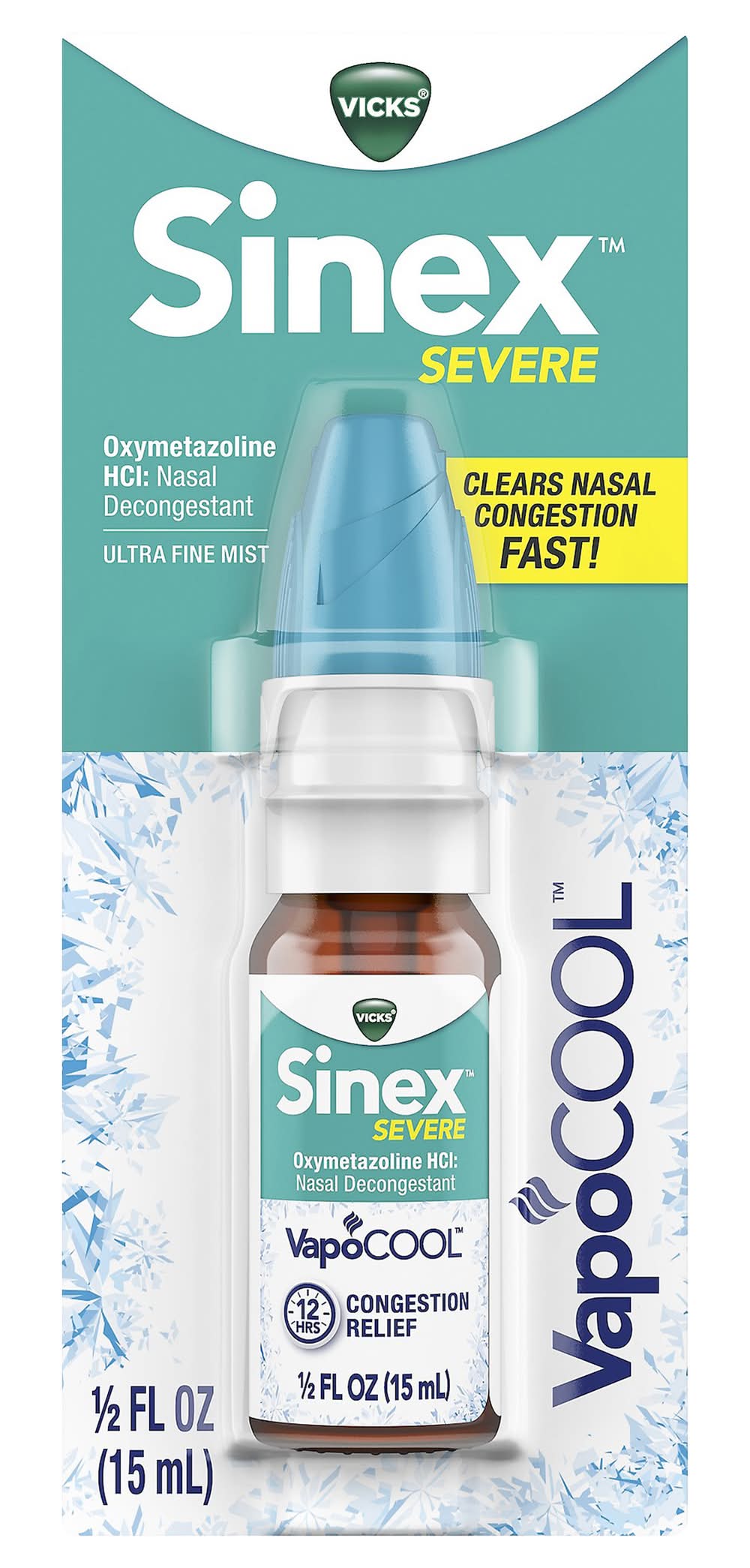 Vicks Sinex Serve Nasal Decongestant Spray (0.5 fl oz)