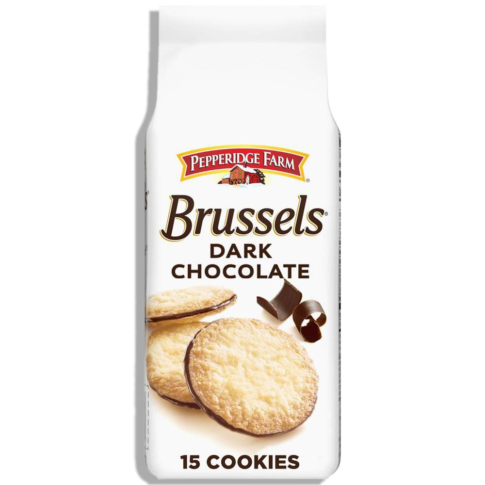 Pepperidge Farm Brussels Dark Chocolate Cookies (15 ct)