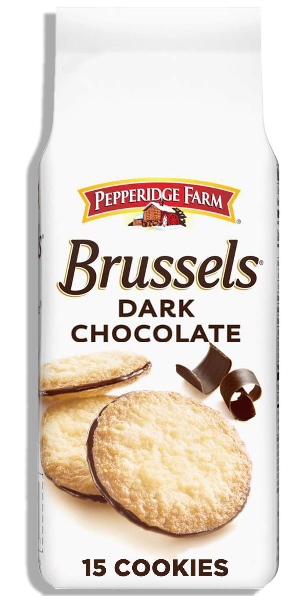 Pepperidge Farm Brussels Cookies, Dark Chocolate (5.25 oz, 15 ct)