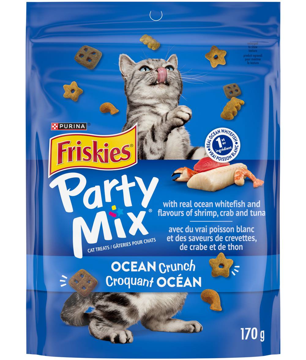 Friskies Party Mix Ocean Crunch Treats (170 g)