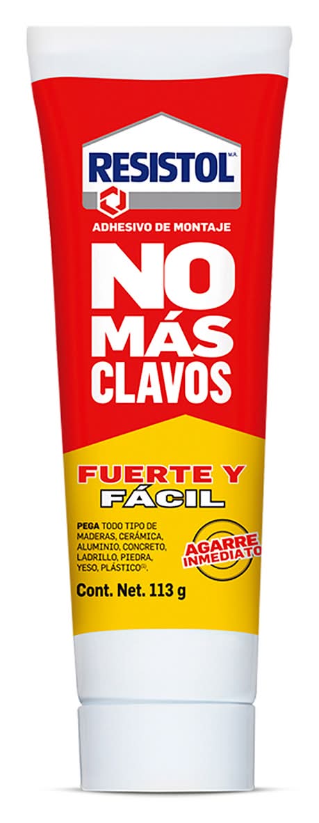 Resistol · Adhesivo de montaje no más clavos (113 g)