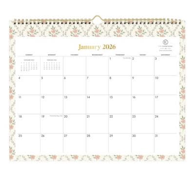 Blue Sky The Everygirl 2026 Monthly Wall Calendar, 15x12 in