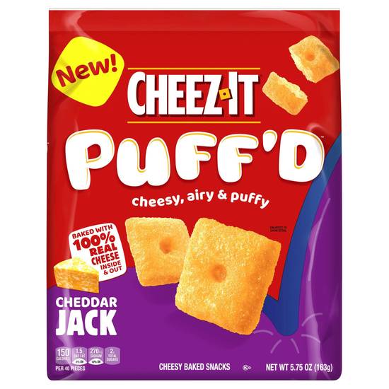 Cheez-It Cheddar Jack Cheesy Baked Snacks