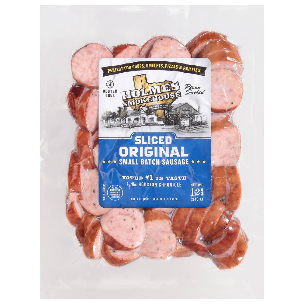 Holmes Smokehouse Sliced Original Small Batch Sausage (12 oz)