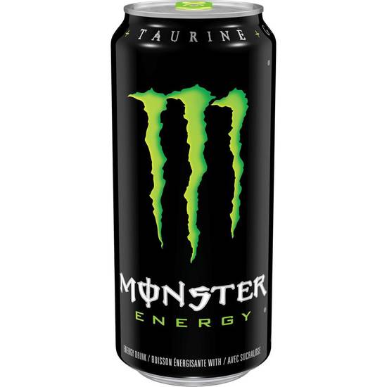 Monster energy boison énergétique cannette verte (473 ml) - green can energy drink (473 ml)